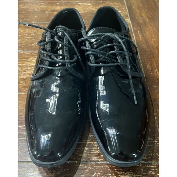 Inc Men\'s Dorodo Patent Leather Oxfords main image 6